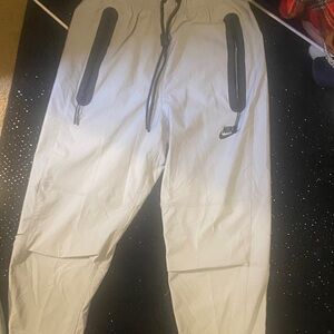 Nike Light Gray Joggers with Black Details